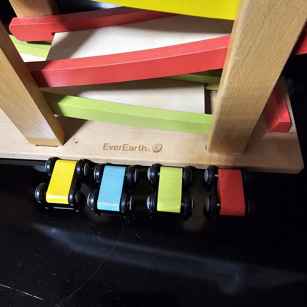 Colorful Wooden Car Ramp Racer - Picture 5 of 5